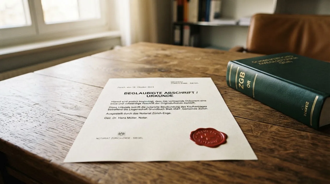 Amtliches Schreiben mit Stempel auf einem Schreibtisch neben einem Gesetzbuch — best crypto casino schweiz