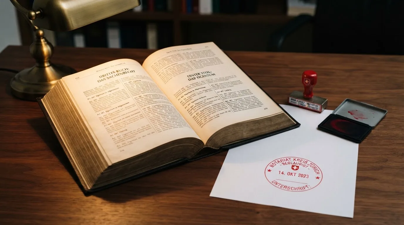 Amtliches Schreiben mit Stempel auf einem Schreibtisch neben einem Gesetzbuch — beste online spielothek casinos