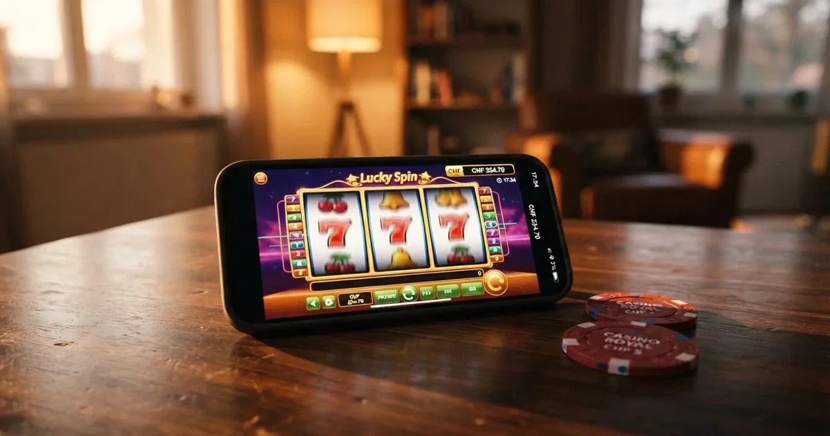 Kartenterminal und Smartphone mit einer ausstehenden Zahlungsbenachrichtigung — handy casino echtgeld bonus ohne einzahlung